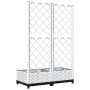 Pflanzgefäß mit weißem PP-Gitter 80x40x121,5 cm von , Töpfe und Pflanzgefäße - Ref: Foro24-153281, Preis: 66,05 €, Rabatt: %