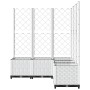 Planter with white PP trellis 120x120x136 cm by , Pots and planters - Ref: Foro24-153288, Price: 196,35 €, Discount: %