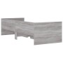 Sonoma gray bed frame with drawers 90x190 cm by , Beds and slatted bases - Ref: Foro24-3207355, Price: 155,53 €, Discount: %