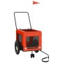 Fahrradanhänger Haustiere Eisen Stoff Oxford orange schwarz von , Kinderwagen für Haustiere - Ref: Foro24-93928, Preis: 97,07...