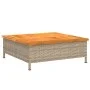 Cover for PE rattan acacia beige umbrella base 70x70x25 cm by , Parasol accessories - Ref: Foro24-365954, Price: 81,01 €, Dis...