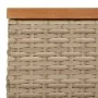 Cover for PE rattan acacia beige umbrella base 70x70x25 cm by , Parasol accessories - Ref: Foro24-365954, Price: 81,01 €, Dis...