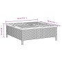 Schirmfußabdeckung PE Rattan Akazie beige 70x70x25 cm von , Sonnenschirmzubehör - Ref: Foro24-365954, Preis: 81,41 €, Rabatt: %