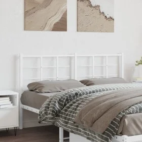 Kopfteil aus weißem Metall, 150 cm von , Kopf- und Fußteile - Ref: Foro24-355644, Preis: 35,07 €, Rabatt: %