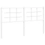 White metal headboard 150 cm by , Headboards and footboards - Ref: Foro24-355644, Price: 35,07 €, Discount: %