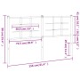 Kopfteil aus weißem Metall, 150 cm von , Kopf- und Fußteile - Ref: Foro24-355644, Preis: 35,67 €, Rabatt: %