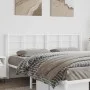 Cabecero de metal blanco 180 cm de , Cabeceros y pies de cama - Ref: Foro24-355646, Precio: 36,17 €, Descuento: %