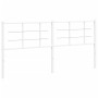 Kopfteil aus weißem Metall, 180 cm von , Kopf- und Fußteile - Ref: Foro24-355646, Preis: 36,77 €, Rabatt: %