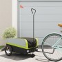Fahrradanhänger aus schwarzem und grünem Eisen 45 kg von , Fahrradanhänger - Ref: Foro24-94074, Preis: 99,70 €, Rabatt: %