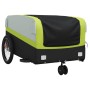 Fahrradanhänger aus schwarzem und grünem Eisen 45 kg von , Fahrradanhänger - Ref: Foro24-94074, Preis: 99,70 €, Rabatt: %