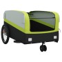 Fahrradanhänger aus schwarzem und grünem Eisen 45 kg von , Fahrradanhänger - Ref: Foro24-94074, Preis: 99,70 €, Rabatt: %
