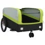 Remolque para bicicleta hierro negro y verde 45 kg de , Remolques para bicicletas - Ref: Foro24-94074, Precio: 98,03 €, Descu...