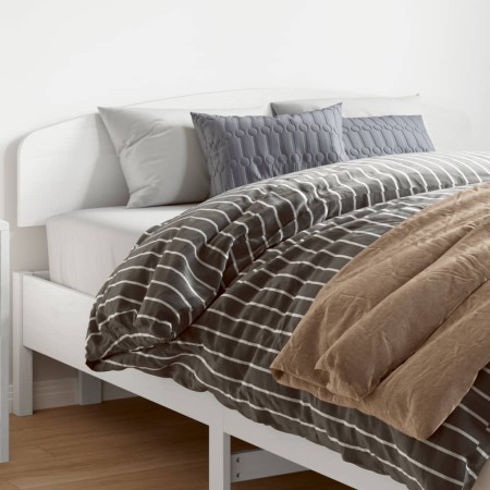 Bettkopfteil aus massivem weißem Kiefernholz, 150 cm von , Kopf- und Fußteile - Ref: Foro24-842499, Preis: 44,81 €, Rabatt: %