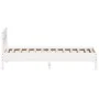 Estructura de cama con cabecero madera pino blanco 75x190 cm de , Camas y somieres - Ref: Foro24-842679, Precio: 85,00 €, Des...