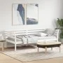 Schlafsofa aus massivem weißem Kiefernholz, 80 x 200 cm von , Betten und Lattenroste - Ref: Foro24-842867, Preis: 123,24 €, R...
