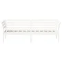 Sofá cama madera maciza de pino blanco 80x200 cm de , Camas y somieres - Ref: Foro24-842867, Precio: 124,50 €, Descuento: %