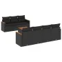 Set de sofás de jardín 8 piezas y cojines ratán sintético negro de , Conjuntos de jardín - Ref: Foro24-3258205, Precio: 518,0...