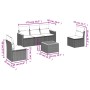 Set Gartensofas mit Kissen 6 Stück synthetisches Rattan beige von , Gartensets - Ref: Foro24-3258258, Preis: 357,72 €, Rabatt: %
