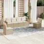 Set Gartensofas mit Kissen 6 Stück synthetisches Rattan beige von , Gartensets - Ref: Foro24-3258264, Preis: 410,07 €, Rabatt: %