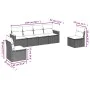Set Gartensofas mit Kissen 6 Stück synthetisches Rattan beige von , Gartensets - Ref: Foro24-3258264, Preis: 410,07 €, Rabatt: %
