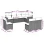 Garden sofa set with beige cushions 8 pcs PE rattan by , Garden sets - Ref: Foro24-3258446, Price: 537,06 €, Discount: %