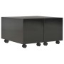 Mesa de centro madera de ingeniería negro brillante 60x60x35cm de vidaXL, Mesas de centro - Ref: Foro24-283722, Precio: 55,54...