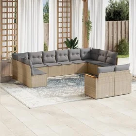 Garden sofa set 12 pieces and brown synthetic rattan cushions by , Garden sets - Ref: Foro24-3258846, Price: 787,98 €, Discou...