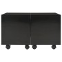 Mesa de centro madera de ingeniería negro brillante 60x60x35cm de vidaXL, Mesas de centro - Ref: Foro24-283722, Precio: 55,54...