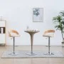 Kitchen stools 2 pcs synthetic leather curved wood cream by vidaXL, Kitchen stools - Ref: Foro24-283147, Price: 259,46 €, Dis...