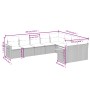 Set mit 9 Gartensofas mit beigen Kissen aus synthetischem Rattan von , Gartensets - Ref: Foro24-3259545, Preis: 679,92 €, Rab...
