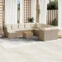 Garden sofa set 12 pieces and brown synthetic rattan cushions by , Garden sets - Ref: Foro24-3223979, Price: 748,23 €, Discou...