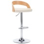 Küchenhocker 2 Stück Kunstleder gebogenes Holz creme von vidaXL, Küchenhocker - Ref: Foro24-283147, Preis: 265,55 €, Rabatt: %