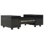 Mesa de centro madera de ingeniería negro brillante 60x60x35cm de vidaXL, Mesas de centro - Ref: Foro24-283722, Precio: 55,54...