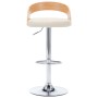Küchenhocker 2 Stück Kunstleder gebogenes Holz creme von vidaXL, Küchenhocker - Ref: Foro24-283147, Preis: 265,55 €, Rabatt: %