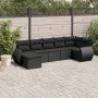 7-piece garden dining set and black synthetic rattan cushions by , Garden sets - Ref: Foro24-3254012, Price: 440,33 €, Discou...