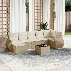 Garden sofa set with beige cushions 8 pcs PE rattan by , Garden sets - Ref: Foro24-3254025, Price: 570,68 €, Discount: %