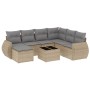 Garden sofa set with beige cushions 8 pcs PE rattan by , Garden sets - Ref: Foro24-3254046, Price: 534,26 €, Discount: %