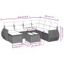 Garden sofa set with beige cushions 8 pcs PE rattan by , Garden sets - Ref: Foro24-3254046, Price: 515,58 €, Discount: %