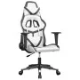 Schwarz-weißer Gaming-Stuhl aus Kunstleder von , Gaming-Stühle - Ref: Foro24-3143674, Preis: 116,11 €, Rabatt: %