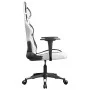 Schwarz-weißer Gaming-Stuhl aus Kunstleder von , Gaming-Stühle - Ref: Foro24-3143674, Preis: 116,11 €, Rabatt: %