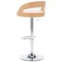 Kitchen stools 2 pcs synthetic leather curved wood cream by vidaXL, Kitchen stools - Ref: Foro24-283147, Price: 259,46 €, Dis...