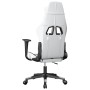 Schwarz-weißer Gaming-Stuhl aus Kunstleder von , Gaming-Stühle - Ref: Foro24-3143674, Preis: 115,91 €, Rabatt: %
