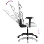 Schwarz-weißer Gaming-Stuhl aus Kunstleder von , Gaming-Stühle - Ref: Foro24-3143674, Preis: 115,91 €, Rabatt: %