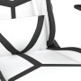 Silla gaming cuero sintético blanco y negro de , Sillones para videojuegos - Ref: Foro24-3143674, Precio: 112,06 €