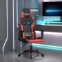 Schwarz-roter Gaming-Stuhl aus Kunstleder von , Gaming-Stühle - Ref: Foro24-3143688, Preis: 116,54 €, Rabatt: %
