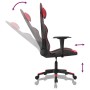 Schwarz-roter Gaming-Stuhl aus Kunstleder von , Gaming-Stühle - Ref: Foro24-3143688, Preis: 117,62 €, Rabatt: %