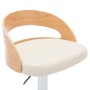 Küchenhocker 2 Stück Kunstleder gebogenes Holz creme von vidaXL, Küchenhocker - Ref: Foro24-283147, Preis: 265,55 €, Rabatt: %
