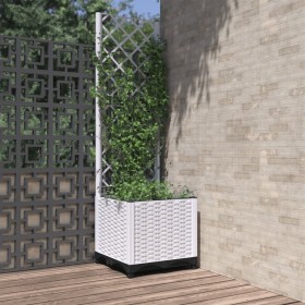 Pflanzgefäß mit weißem PP-Gitter 40x40x136 cm von , Töpfe und Pflanzgefäße - Ref: Foro24-153280, Preis: 58,49 €, Rabatt: %