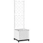 Pflanzgefäß mit weißem PP-Gitter 40x40x136 cm von , Töpfe und Pflanzgefäße - Ref: Foro24-153280, Preis: 54,68 €, Rabatt: %