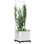 Pflanzgefäß mit weißem PP-Gitter 40x40x136 cm von , Töpfe und Pflanzgefäße - Ref: Foro24-153280, Preis: 58,49 €, Rabatt: %